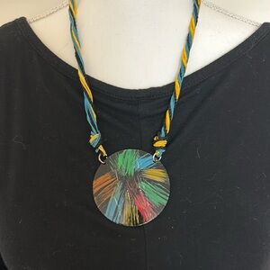 Unique, multicolor necklace
